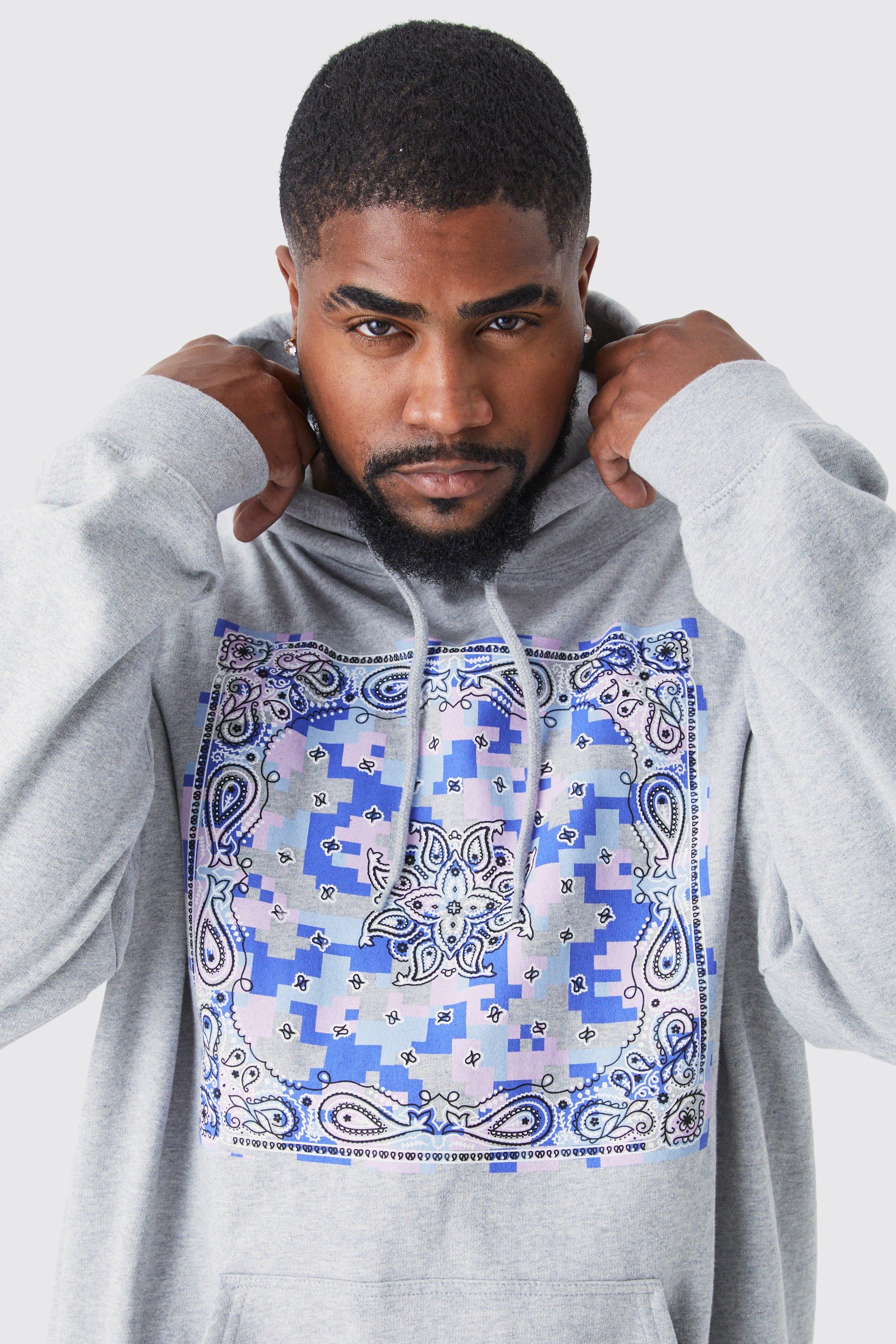 Blue deals bandana hoodie